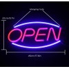 Неонова світлодіодна вивіска Angel Відкрито OPEN 45*22 см