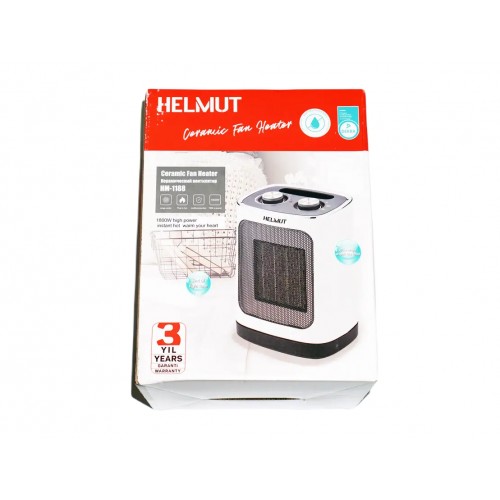 Тепловентилятор керамічний HELMUT HM-1188 1800W White (3_02429)