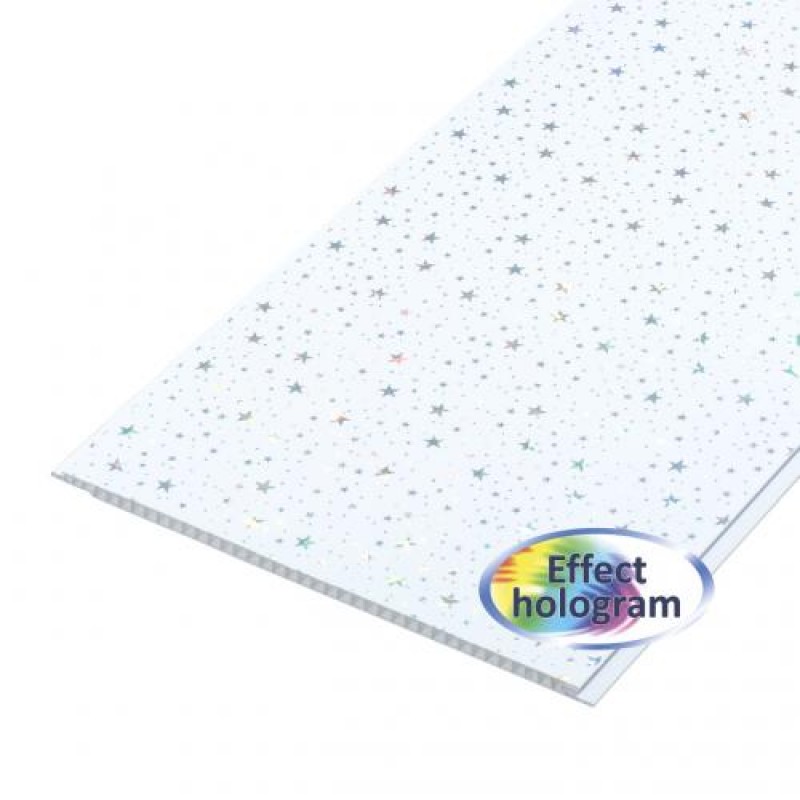 Панель ПВХ пластикова вагонка для стін та стелі RL 3032 Зіркове небо Riko