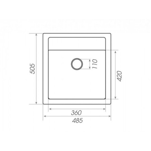 Мийка гранітна для кухні Platinum 5149 FIESTA матова Графіт в інтернет супермаркеті PbayMarket!