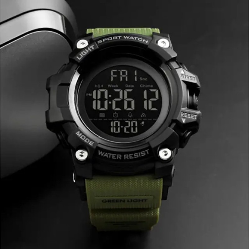 Чоловічий спортивний годинник Skmei 1384 Зелений