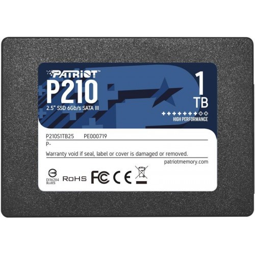 Накопичувач SSD 1TB Patriot P210 2.5 в інтернет супермаркеті PbayMarket!