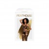 Бодістокінг Penthouse Fancy Me S/L Black, відкритий доступ, фантазійний малюнок, імітація панчіх
