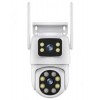 Камера відеоспостереження No Brand Q30-6MP Dual IP Camera Wi-Fi 6 Мп Білий (2390000024)