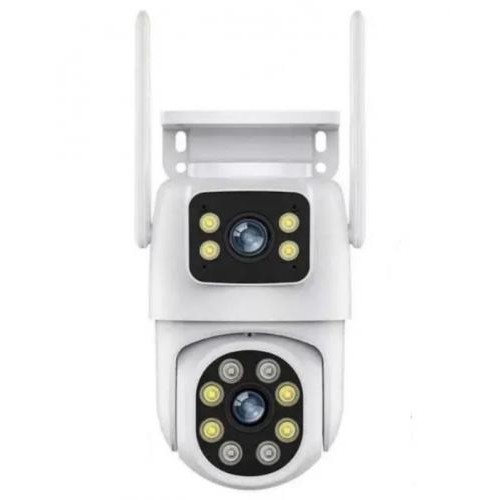 Камера відеоспостереження No Brand Q30-6MP Dual IP Camera Wi-Fi 6 Мп Білий (2390000024)