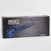 Самокат двоколісний Best Scooter з PU колесами 1 амортизатором Black/Blue (99663)