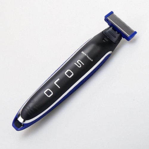Чоловічий тример Solo Micro Touch Trimmer акумуляторний багатофункціональний Чорний з синім (258706)