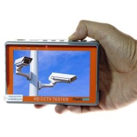Відеотестер - портативний монітор для налаштування відеокамер Pomiacam IV5, AHD TVI CVI CVBS 8 Мп (100126)