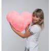 Плюшева іграшка Mister Medved Подушка-серце 50 см Рожевий (023)