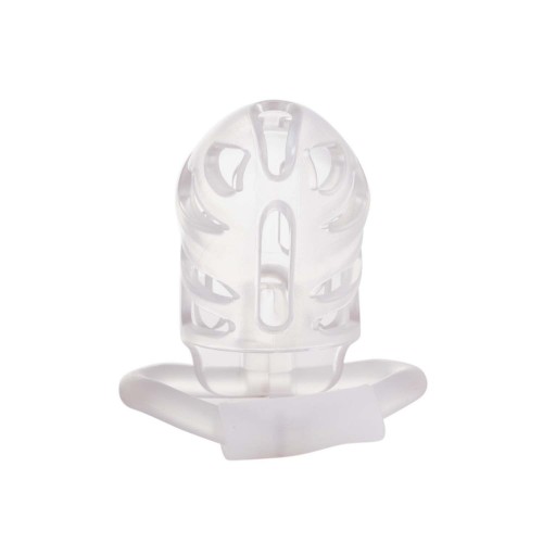 Клітка для пеніса LOCKINK SEVANDA Plastic Penis Chastity Cage - Transparent