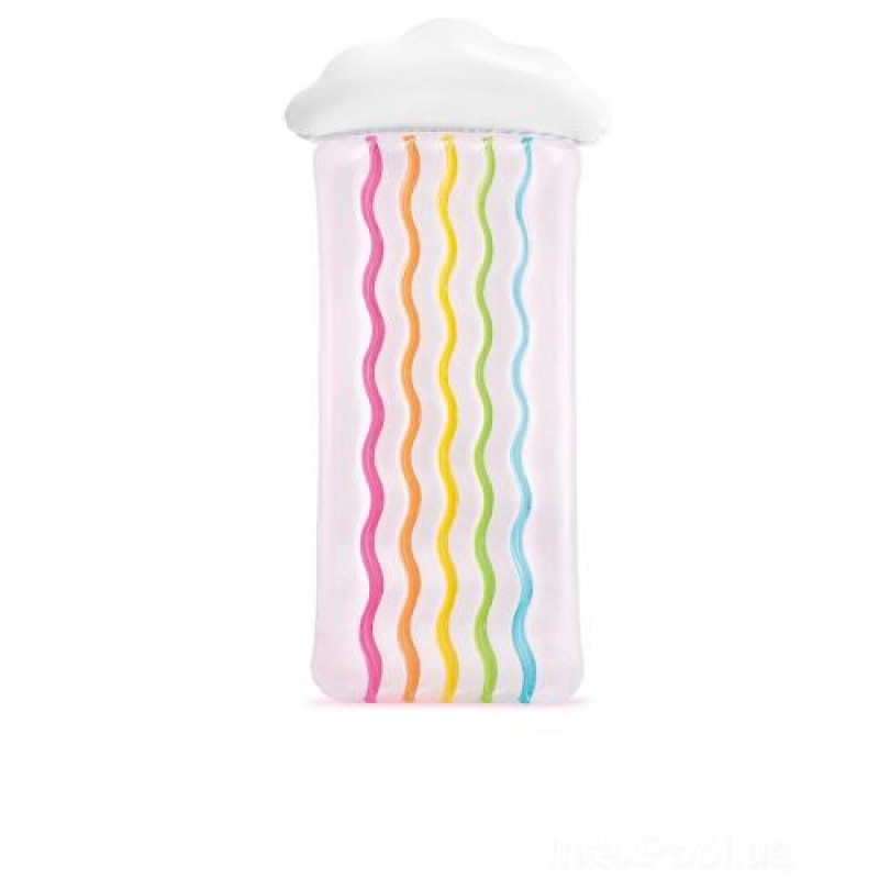 Надувний матрац Intex 56804 «Райдуга», 180 х 86 х 25 см