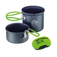 Казанок із кришкою-сковорідкою Optimus Terra Solo Cookset 0.6 л Сірий (1017-8020708)