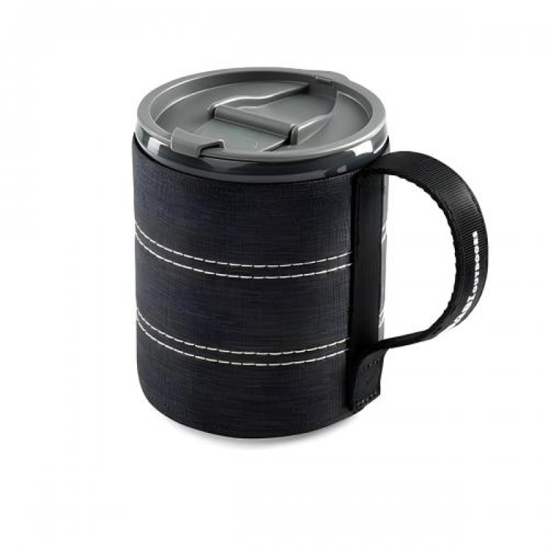 Кружка з неопреновим захистом GSI Outdoors Infinity Backpacker Mug 0.55 л Чорний (1099-75285)