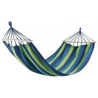 Гамак з планкою VigohA Мексиканська бавовна 200*80 см Синій
