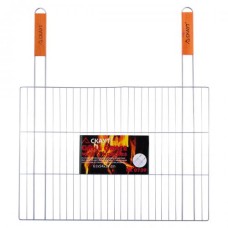 Решітка для гриля skaut 54х38см з двома дерев'яними ручками Kamille KL226055