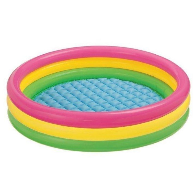 Дитячий надувний басейн Intex Кольори заходу сонця 147х33 см (57422)