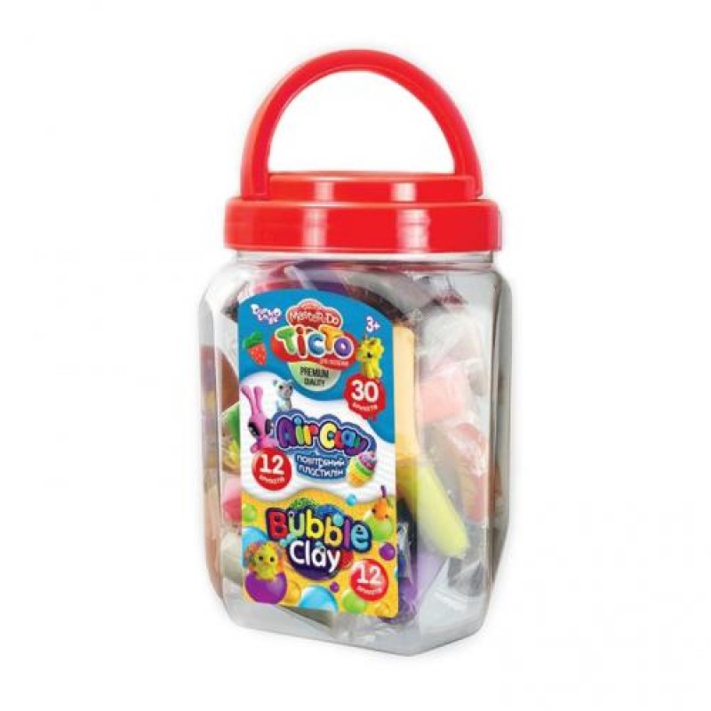 Набір креативної творчості 3 в 1: Тісто і пластилін Danko Toys TAB-01-01U