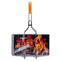 Залізна решітка з антипригарним покриттям для гриля 46x25.5см Kamille KL225187