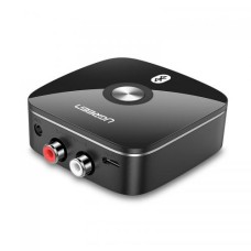 Бездротовий Bluetooth 5.0 аудіо приймач Ugreen 30445 c 3,5мм та 2RCA виходами Чорний (30445)