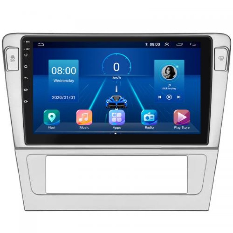 Штатна магнітола Lesko для Skoda Superb I Рестайлінг 2006-2008 екран 9