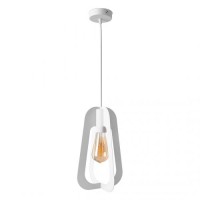 Світильник підвісний MSK Electric Catania в стилі лофт під лампу Е27 NL 3019 WH білий