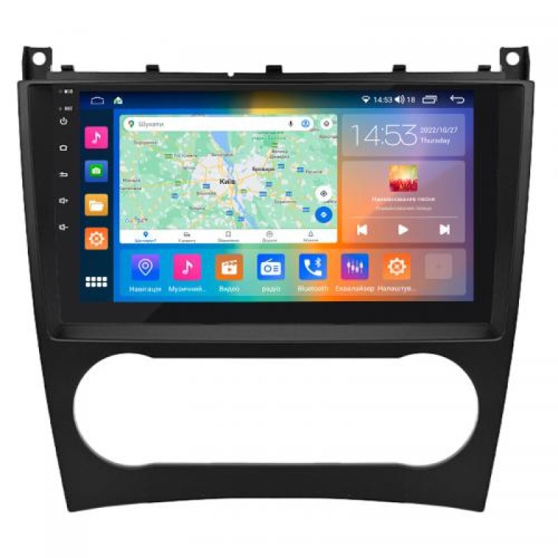 Магнітола Lesko для Mercedes-Benz C-Клас II (W203) Рестайлінг 2004-2008 IPS 9