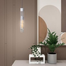 Світильник підвісний MSK Electric Flow у стилі лофт під лампу Е27 сірий MR 6040 GR