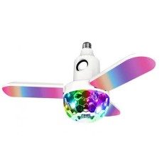 Світлодіодна диско лампа RIAS DP E27 з музичною колонкою 40W (3_01024)