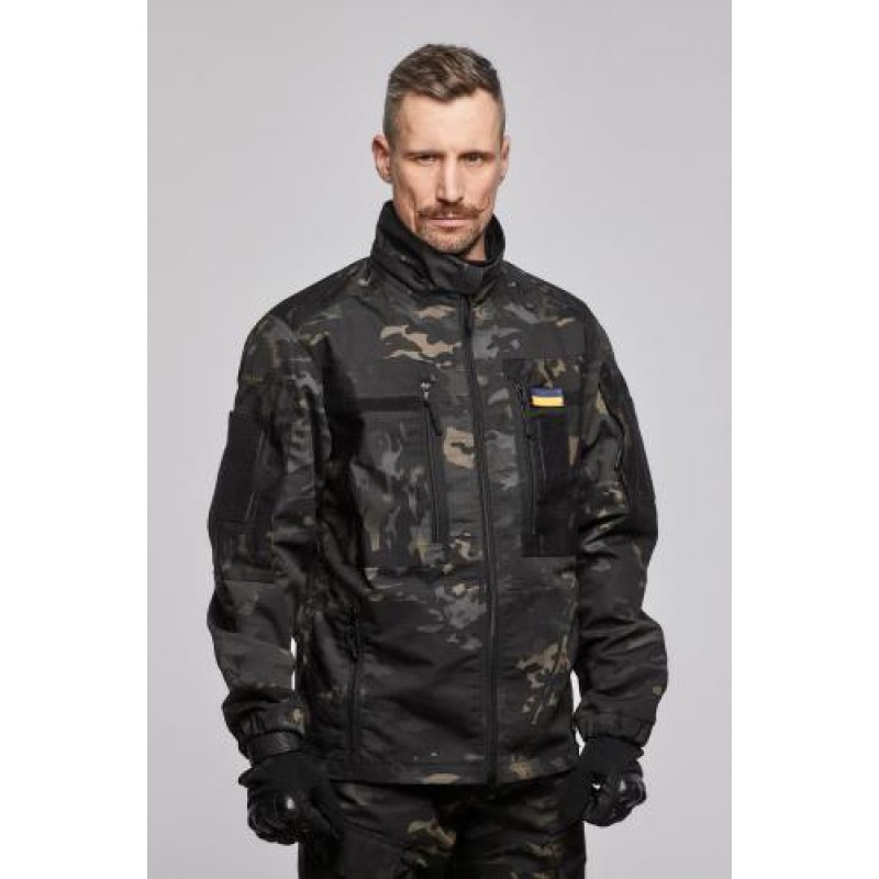 Куртка військова чоловіча Family Story Ріп-стоп М Чорний Мультикам (2386358s7)
