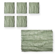 Серветки сервірувальні Leeseph 50х50 см Зелений 6 штук