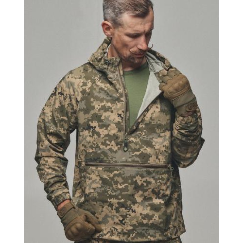 Тактичний чоловічий анорак Family Story 4Wstretch XS Піксель (3754273s9)