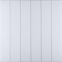 Самоклеюча декоративна 3D панель біле дерево 3D Loft 700x700x5мм (3331-5)