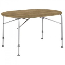 Стіл Bo-Camp Feather Oval 130x90 см Коричневий (DAS302107)