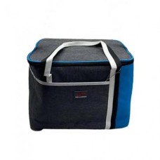 Термосумка 40*25*29 см Stenson WW01352 сіра із синім