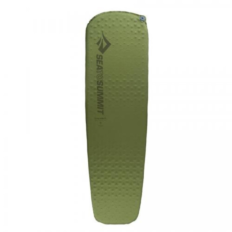 Килимок, що самонадувається Sea To Summit Camp Mat S.I. Regular Оливковий