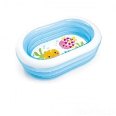 Дитячий надувний басейн Intex 57482 «Морські друзі», 163 х 107 х 46 см (hub_kvuttv)