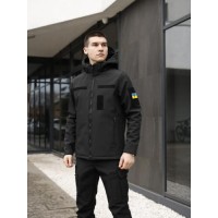 Чоловіча тактична куртка Pobedov Shadow V2 Military 383581 L Чорний (00000007118)