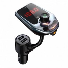 Фм-трансмітер автомобільний Auto Parts LED5 2 x USB DL 97044 Black