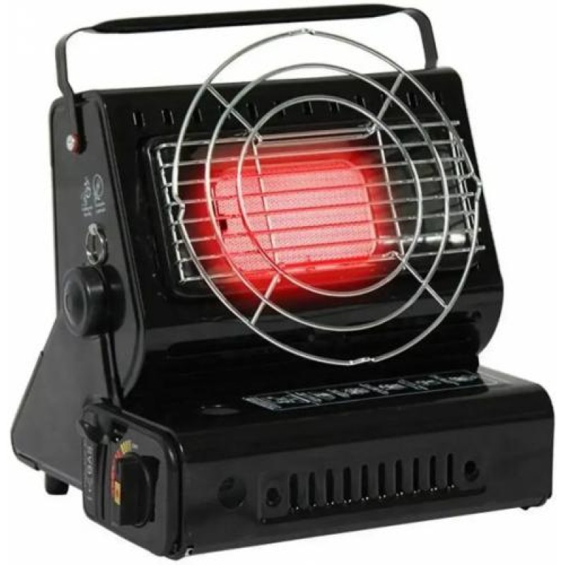 Портативний газовий обігрівач 2в1 плита Happy Home 156-В/888