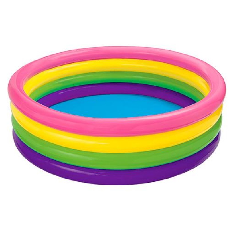 Дитячий круглий басейн Intex Палаючий захід сонця 56441