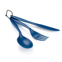 Комплект GSI Outdoors ніж/виделка/ложка Tekk Cutlery 3 предмети Синій (1099-70526)