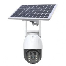 IP камера відеоспостереження RIAS TP8 (v380Pro APP) Wi-Fi 2MP вулична із сонячною панеллю White