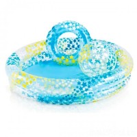 Дитячий надувний басейн Intex 59460 «Зірки» 122 х 25 см