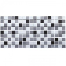 Декоративна панель ПВХ чорно-біла мозаїка Sticker Wall SW-00001432 960х480х4мм