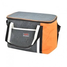 Термосумка 40*25*29 см Stenson WW01352 сіра з оранжевим