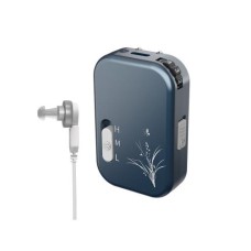 Слуховий апарат VivaPhon J-101S акумуляторний кишеньковий Сірий