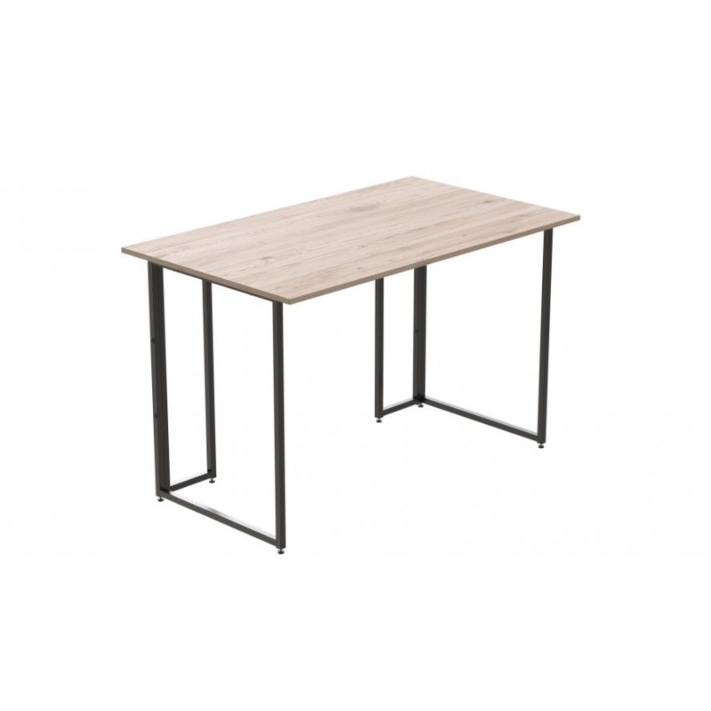 Комп'ютерний стіл Ferrum-decor Ханна 76x140x70 чорний ДСП Дуб Сан-Маріно 32мм