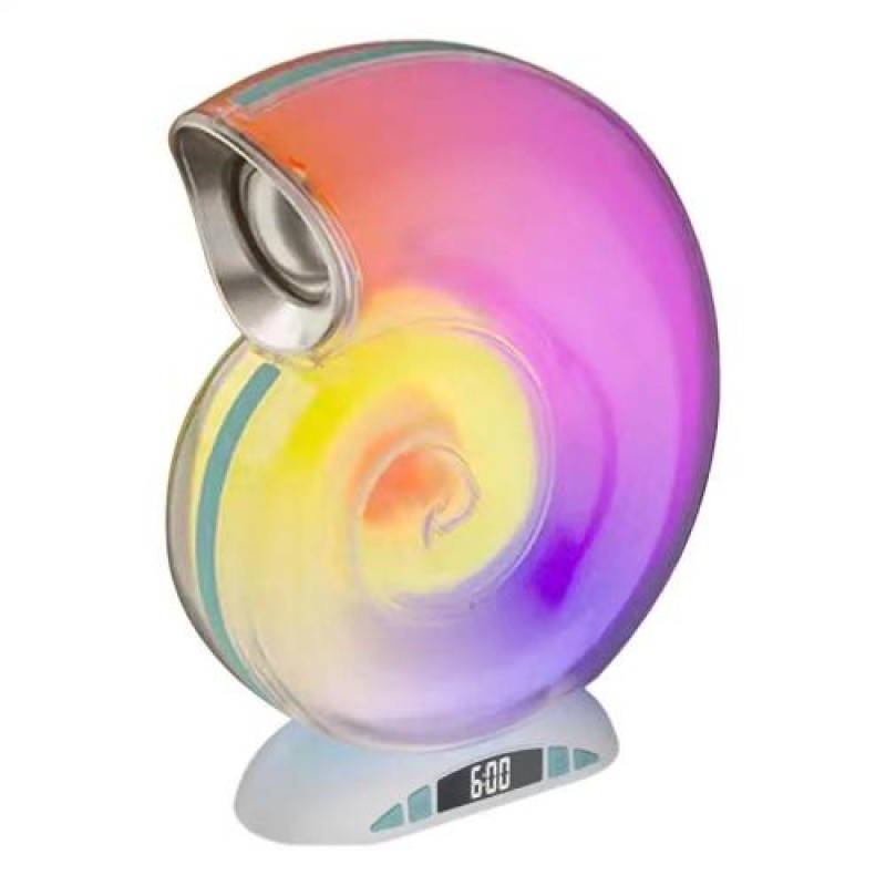 Настільна лампа RIAS L-39 mini RGB з Bluetooth колонкою та годинником White