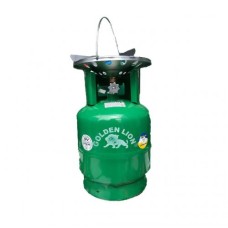 Газовий балон 8 л з пальником 2,5 кВт комплект Golden Lion Rudyy Пікнік-SV