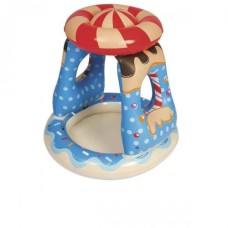 Дитячий надувний басейн Bestway 52270 «Цукерка» 91 х 91 х 89 см, з навісом (hub_5arz6s)